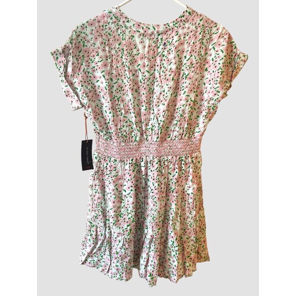 Black Tape Floral Smocked Summer Dress Women’s Size Small Petite NWT - Picture 10 of 10